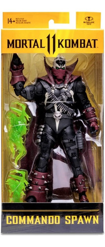  Figura Mortal Kombat - Commando Spawn - Mcfarlane Toys