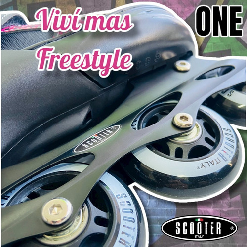 Imagen 7 de 10 de Rollers Extensibles Scooter Italy One Profesional Aluminio X