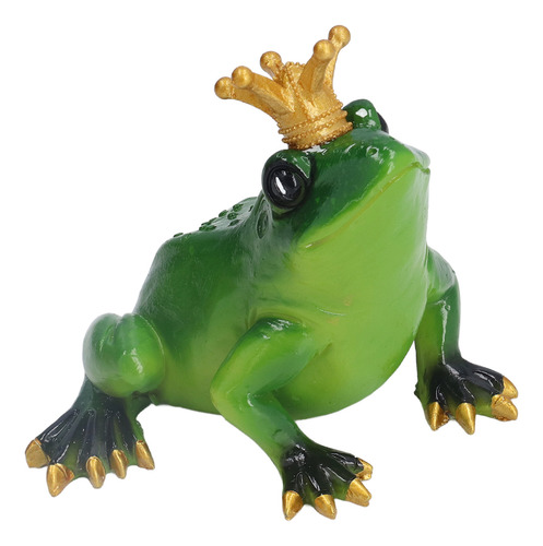 Escultura De Estatueta De Sapo Realista E Fofa