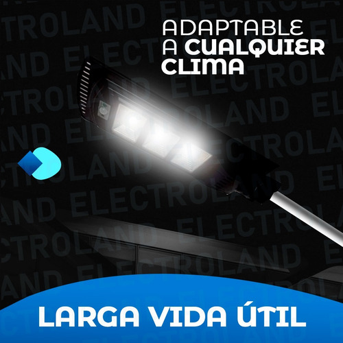 Imagen 7 de 10 de Reflector Led Solar Luminaria 90w Sensor Movimiento Ext