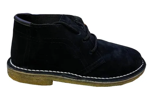 Botitas de gamuza suela crepe new arrivals