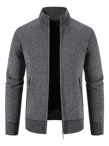 Blusas Masculinas E Suéter De Inverno Com Gola Alta, Jaqueta