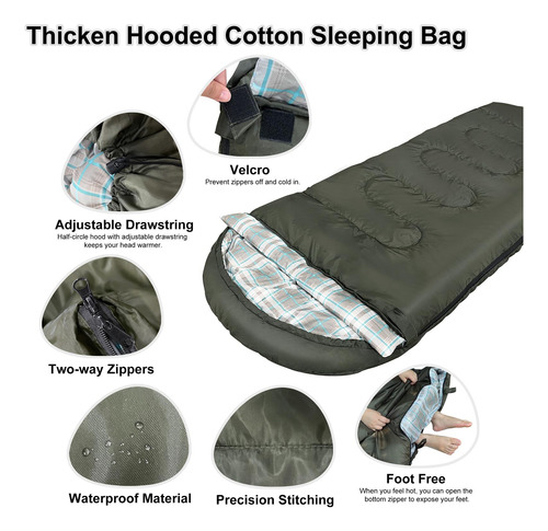 Saco De Dormir Carpa Impermeable Colchoneta Transpirable
