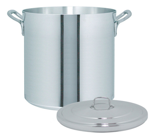 Olla Vaporera Prodom Triple Fuerte 50 L Aluminio Color Plateado
