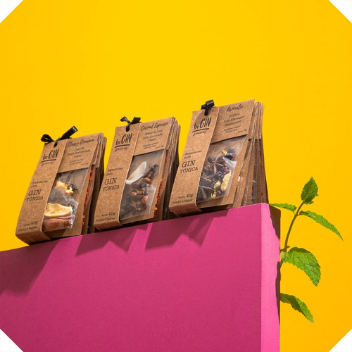 3 Kits De Especiarias Para Gin Tônica (18 Sachês)