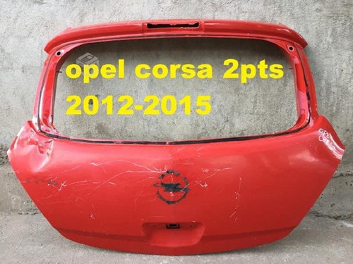 Portalón Opel Corsa Año  2012 Al 2015 ( 2 Puertas)