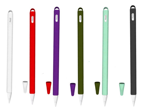 Funda Protectora + Tapa Para Apple Pencil 2 Generacion