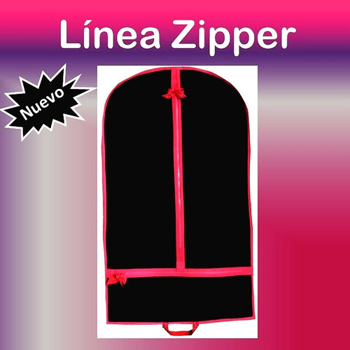 Porta Traje Línea Zipper Con Compartimiento