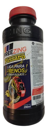 Liga De Frenos Freezing Dot 4 Dot4 Sintética  290 Ml Por Und