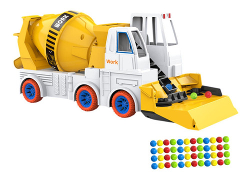 Vehículo De Construcción De Juguete Vagón Mezclador