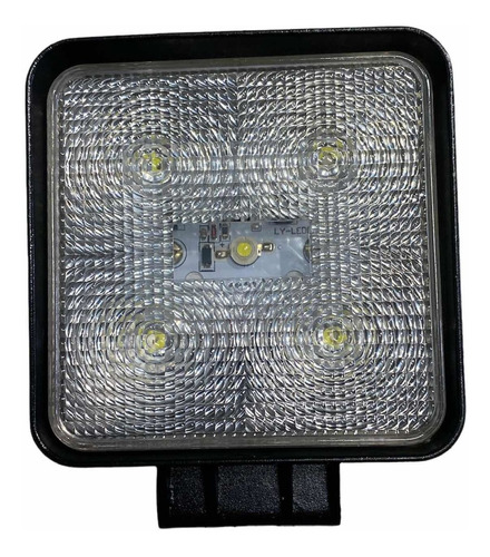 Faro Universal Auxiliar Cuadrado 5 Led Ambar Fc5l-ambar