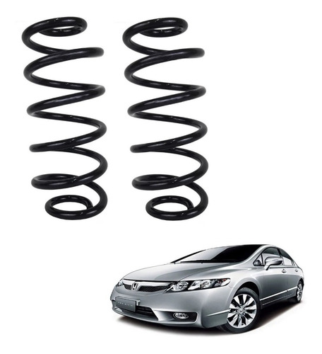 Imagem 1 de 6 de Mola Traseira Honda Civic 2001 2002 2003 2004 2005 2006