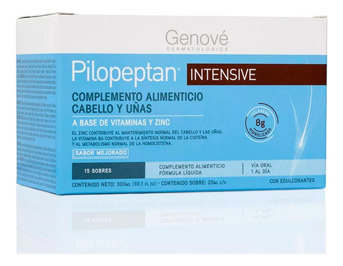 Pilopeptan Intensive® X 15 Sobres | Tratamiento Anticaída