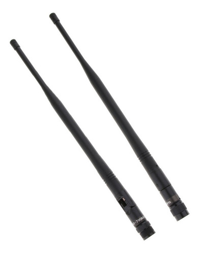 2 Piezas De Plástico Duradero Uhf Micrófono Sin Antena De