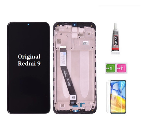 Imagen 1 de 4 de Pantalla Táctil Lcd Con Marco Para Redmi 9 M2004j19g