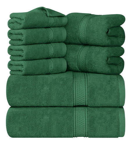 Juego De Toallas Utopia Towels, 8 Piezas, 600 G/m², 100% ALG