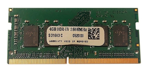 Memoria Sodimm Ddr4 4gb 2666 Notebook Bulk 