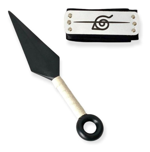 Set Naruto- 1 Kunai Mas Bandana Tachada