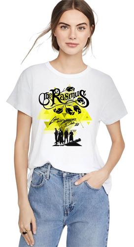 The Rasmus Live And Never Die Rise Concierto Playera Mujer