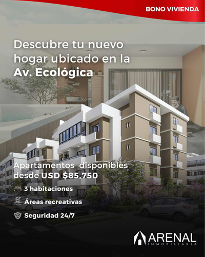 Proyecto De Apartamentos En Av. Ecológica | Bono Vivienda