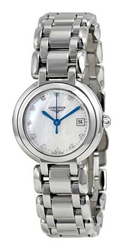 Longines Primaluna Madre Blanca De Pearl Dial Acero Inoxidab