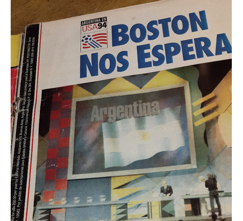 Revista El Grafico Nº 3872 Año 1993 Usa 94 Boston Espera