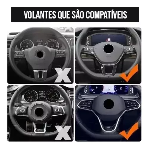 Par Extensores Paddle Shift Carro Vw Novo Polo Nivus Jetta