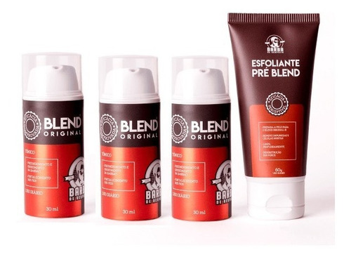 Kit - 3 Blend De Crescimento Barba De Respeito Original