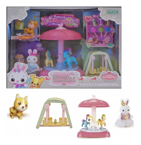 Bunny Boutique Ditoys Sweet Carrousel Mascota Accesorios