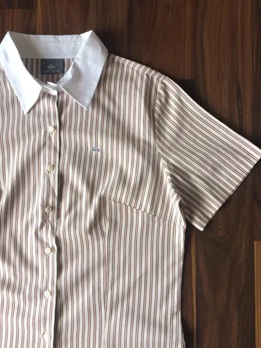 Lacoste feminina listrada 2025
