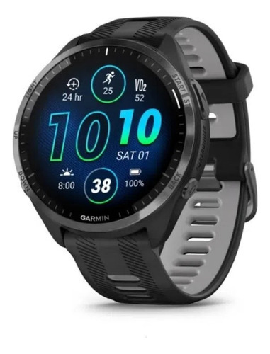 Relogio Smartwatch Garmin Forerunner 965 Music Gps Preto