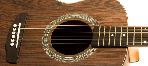 Imagem 4 de 8 de Violão Rozini Presença Brasil Rx115 Mini Fosco Edge Aço