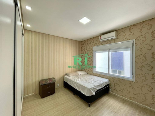 Imagem 16 de 30 de Apartamento Frente Mar, Reformado E Decorado, 3 Dormitórios Sendo 3 Suítes, 1 Vaga De Garagem, Pitangueiras, Guarujá/sp - Ap2743