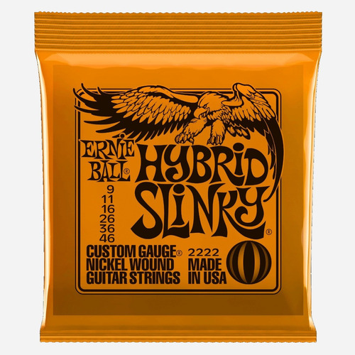 Cuerdas Ernie Ball Made In Usa Calibre 09-46 Ernieball