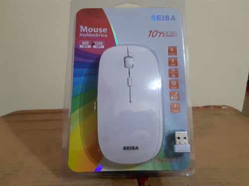 Mouse Wireless Usb 3.0 Nano Receptor 10 Mtrs 1200 Dpi