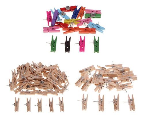 Mini Pinzas De Madera Para Ropa 2 Piezas