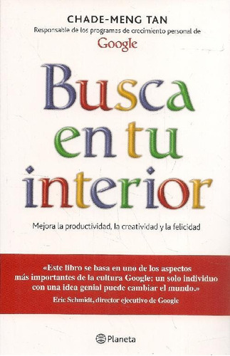 Libro Busca En Tu Interior De Chade-meng Tan