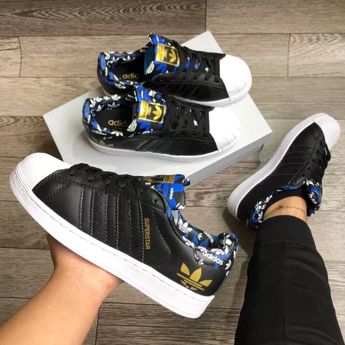 Giro de vuelta obtener estoy sediento Adidas Superstar Negros Mujer | MercadoLibre 📦