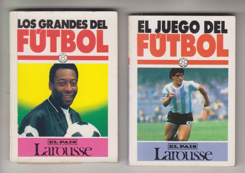 1990 Futbol Pele Y Maradona Tapa Minilibros Uruguay Larousse