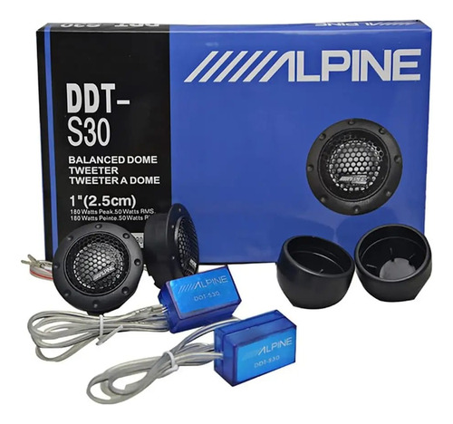 Par De Tweeter Alpine Ddt-s30 Crossover 180 Watts.