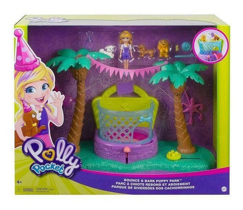 Polly Pocket Parque Tematico Com Cenario E Animais Gwd80 - M