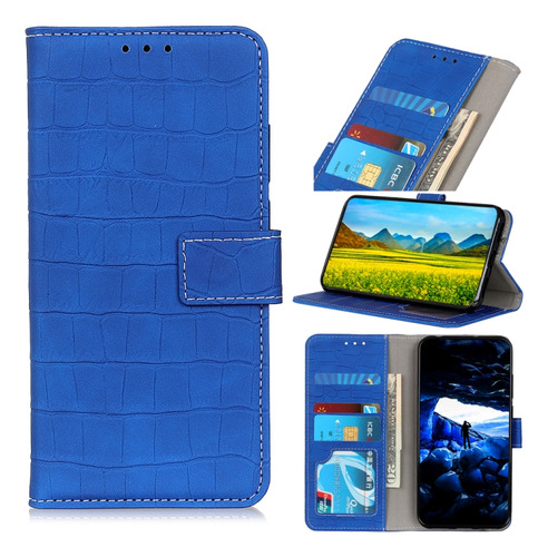 Funda De Piel Con Textura De Cocodrilo Para Sony Xperia 1 Iv