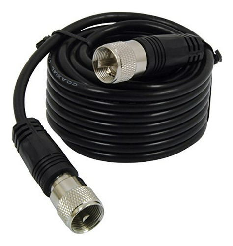 Cable Coaxial Rg-58a/u Con Conectores Pl-259 (18 Pies)