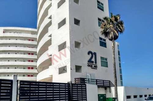 Imagen 2 de 25 de Lujoso Departamento Con Hermosa Vista Panorámica Al Mar Ubicado En Playas De Tijuana A Unos Pasos Del Mar