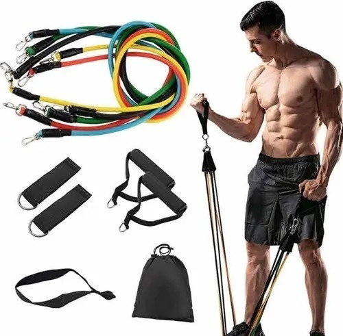 Kit Ligas De Resistencia Para Ejercicio En Casa Ó Crossfit