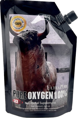 Suplemento Oxigenador Para Toros. Pure Oxygen 100% 450ml
