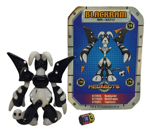 Hasbro Figura De Medabots Blackram Nas/kodansha 2005 (Usado)