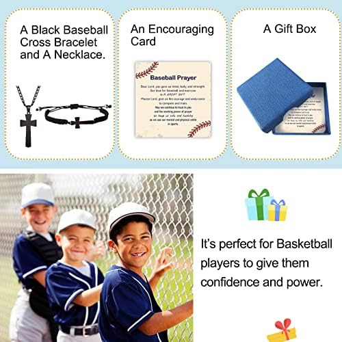 Juego De 2 Collares De Béisbol Para Niños Y Pulseras De Béis