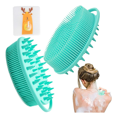 Cepillo De Ducha, Cepillo De Masaje De Silicona Exfoliante