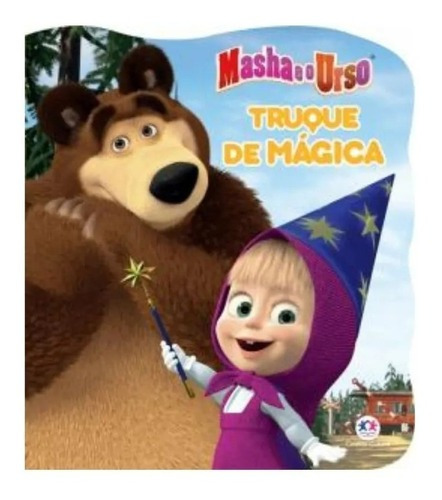 Livro Cartonado Infantil A Masha E O Urso Truque De Mágica 